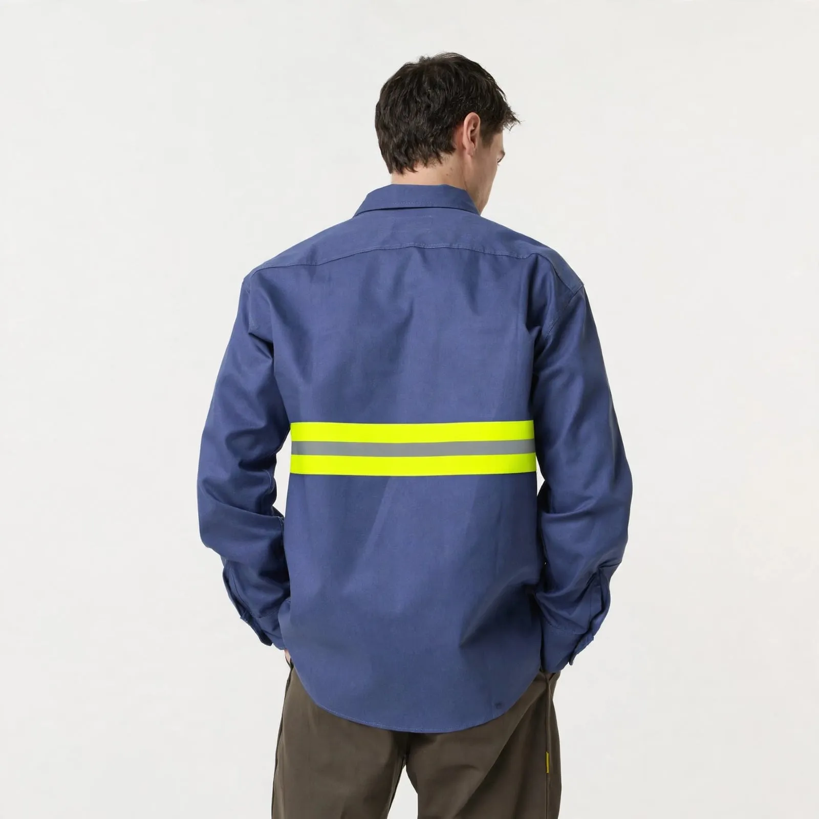 Camisa de trabajo aero, de espalda