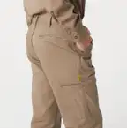 Ver foto 2: Pantalón de trabajo beige, detalle de la tela
